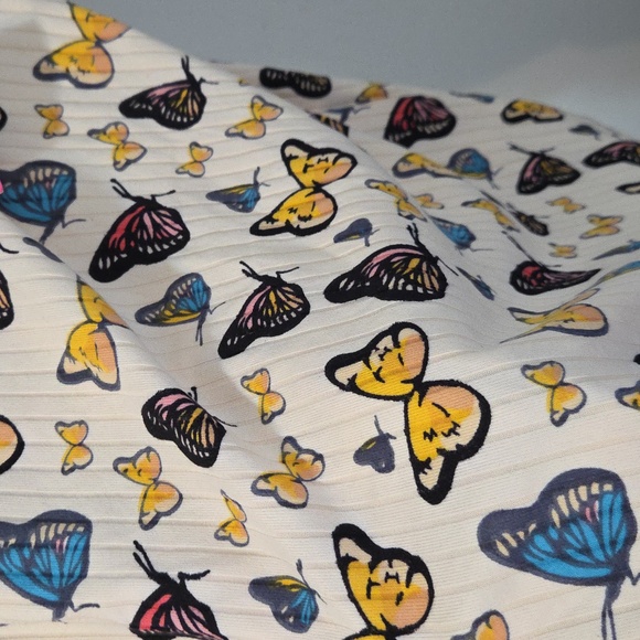 Nwt Butterfly Print Spaghetti Strap Top - Picture 4 of 4